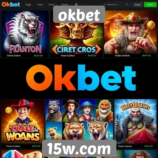 Variedade de jogos disponíveis na plataforma okbet