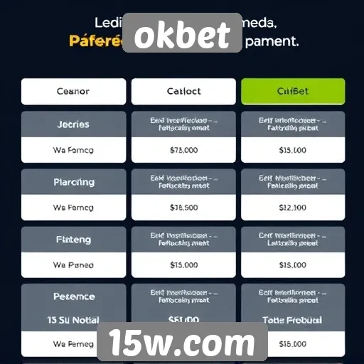 Entendimento das opções de pagamento disponíveis no okbet